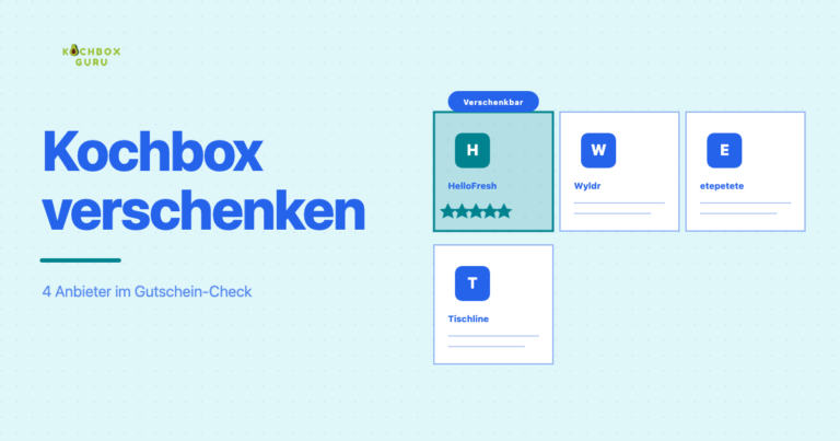 Kochbox verschenken: 4 Anbieter im Gutschein-Check