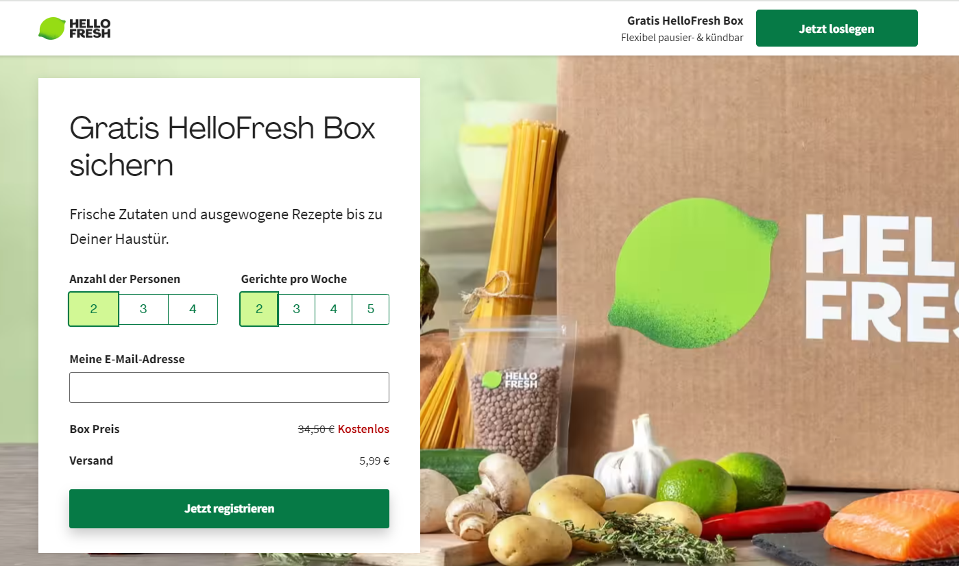 HelloFresh-Gratis-Box: Einlösen, Verschenken Und Kündigen - KochboxGuru