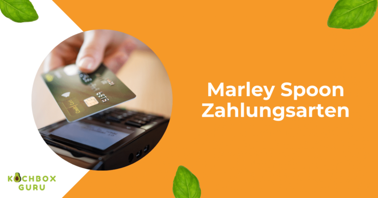 Marley Spoon Zahlungsarten