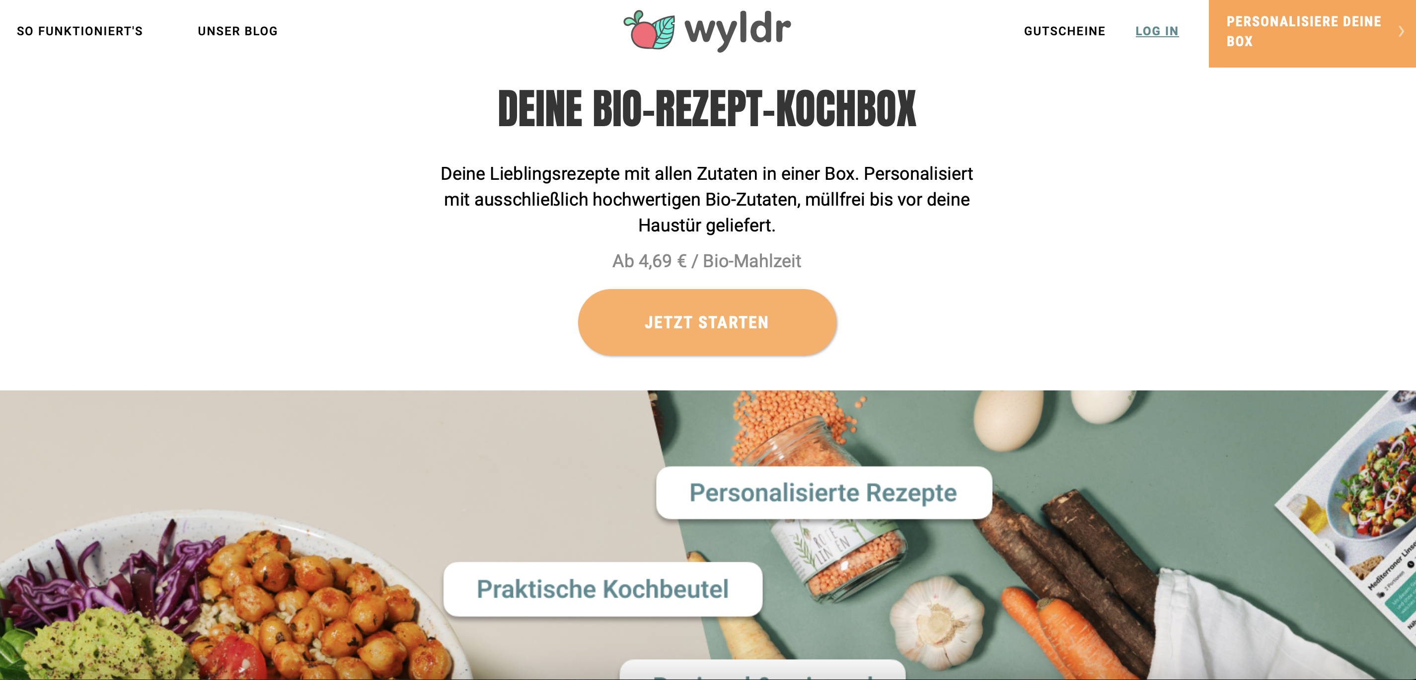 Wyldr-Homepage